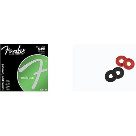 Cordes De Basse Fender 9050 Flatwound Acier Inoxydable - Jeu De 4 Cordes | Son Chaleureux Et Durable