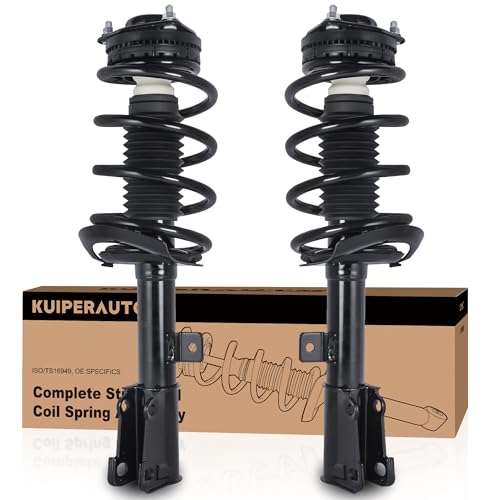 KUIPERAUTO Pair Front Strut Shocks Assembly Compatible with 2007-2010 Chrysler Sebring 2008-2014 Dodge Avenger 2.4L FWD Only 171131 171130 Coil Spring Shock Absorber