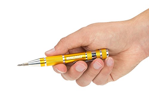 Maxcraft 60609 7-In-1 Precision Pocket Screwdriver (Colors May Vary) #TOP5