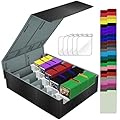 Deck Box per TCG/Magic the Gathering(MTG)/ YuGiOh/Sportcarte, Magnetic Deckbox contiene oltre 3800+ Carte, Deck Box la protezione delle carte, PU Scatola di Carte da Collezione con 5 porta carte