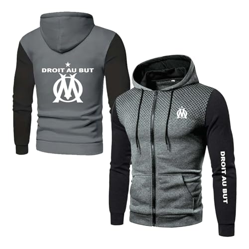 NXTBHDCW Sudadera Con Capucha Acogedora Para Hombre D.R.OI.T AU B.UT Chándal De Manga Larga Chaqueta Deportiva Sudadera Con Cremallera Completa Abrigo Gráfico-SHS||XS