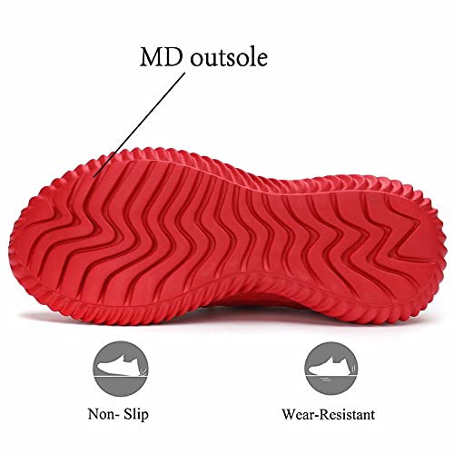 Image of Socviis Mens Slip On Running Shoes Athletic Walking Trainers Lightweight Breathable Mesh Tennis Sneakers