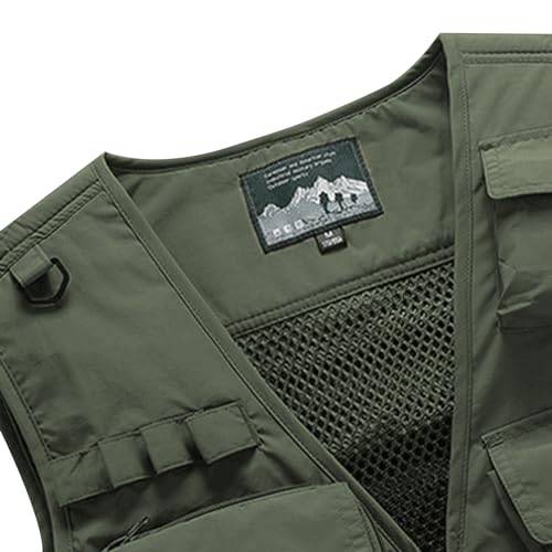 Chaleco multibolsillos transpirable Wirltte para caza y safari 4