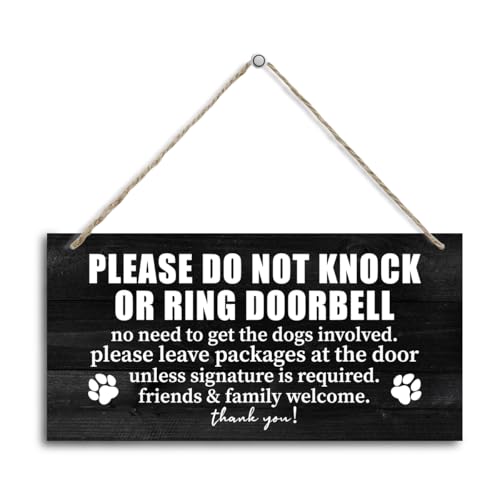 Please Do Not Disturb ؐhATCADo Not Knock or Ring Doorbell No Need to Get the Dogs Involved TCAnMOvgؐzA݂艺z[fRTCA