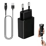 【Sécurité renforcée avec 6 protections intégrées】 surtension, surintensité, court-circuit, surchauffe, etc. Conçu avec matériaux durables pour une recharge fiable. Ne pas utiliser si le rasoir ou l’adaptateur est humide.