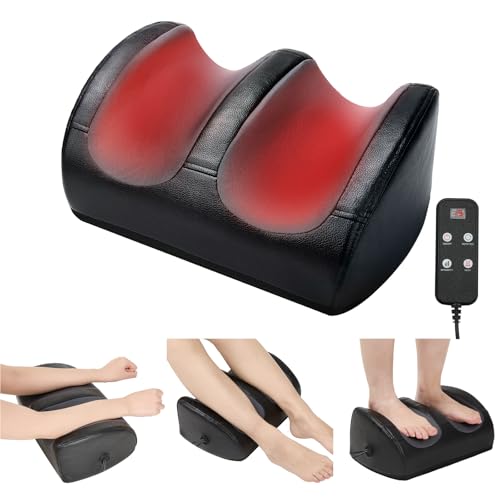 LAOBEN Masajeador De Pies Shiatsu Con CalefaccióN, Masaje De Tejido Profundo, Masajea Los MúSculos De Piernas Y Pies, Masajeador De Pies Con Rodillos De Masaje, Regalo Para Mamá, Papá Y Amigos