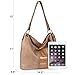 Montana West 2PCS Purses for Women Hobo Shoulder Bag Fashion Ladies Handbags with Zipper Wallet for Gift Travel Casual Work MWC-103KH
