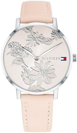 Tommy Hilfiger Zwei-Zeiger-Quarzwerk-Uhr für Damen mit Edelstahla...