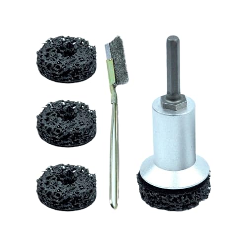 Nbbwwu Outil De Nettoyage De Moyeu | Kit de Nettoyage pour Moyeu de Frein | Performance Élimination Rapide Poussière Graisse Saleté Compatible Perceuse Étriers De Roue Rotors Réparation Véhicule