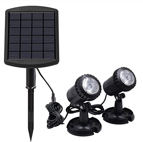 Lumières sous-marines solaires pour éclairer sans fil un bassin de jardin étanche