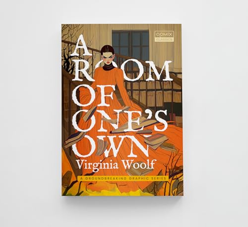 Image of QOMIX Classics Literature Collection, A Room of One's Own by Virginia Woolf, A Hunger Artist and Other Stories by Franz Kafka, The Old Man and the Sea by Ernest Hemingway, Classic Fiction Book Set