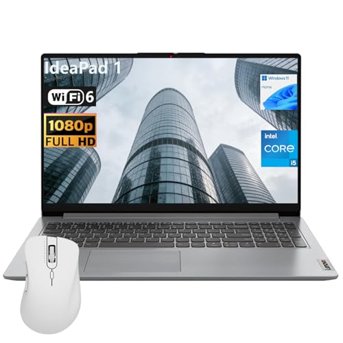 Image of Lenovo 2025 IdeaPad 15.6 inch FHD Eco-Friendly Slim Laptop, Intel 10-Core i5-1335U(Beat Ryzen 7 7730U), Office 365 for The Web, 16GB RAM 256GB SSD, Webcam, Wi-Fi 6, Win11 Home, Business and Student