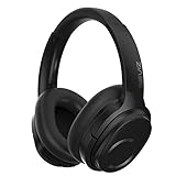 SEVIZ Wireless Bluetooth Headphones, 40 Hours, The Best Sound and Powerful bass, Noise canceling, Ear-Friendly earpads, Foldable, Built-in Microphone, Stereo Headphones 11, Black