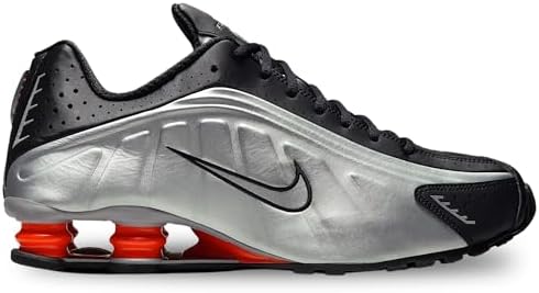 Nike Shox R4 Tênis masculino (HQ1988-002, prata metálico/preto