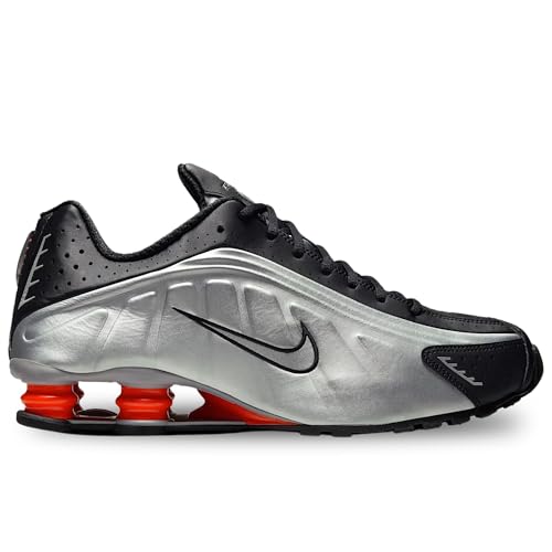 Metallic Silver & Black Nike Shox R4 with Picante Red & Metallic Silver Accents by Nike2