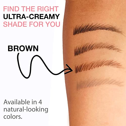 Tatbrow Premium Micro Point Pencil – Eyebrow Makeup For Fuller Brows, Precise, Waterproof Eyebrow Pencil For Natural Looking Brows, Brown. #TOP3