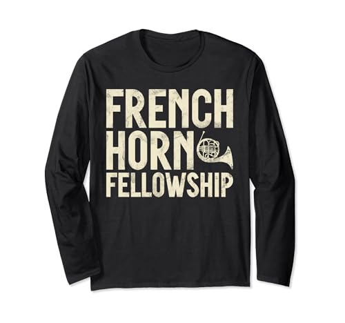 Instrumento de trompa, divertida banda con citas de músicos Manga Larga