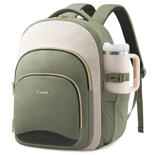 LOVEVOOK Laptop Backpack for Women, 15.6-Inch Work Backpack, Back to School Bookbag for College Student Teen Girls, Casual Personal Item Travel Bag Business Computer Daypack for Teacher Nurse, Gift