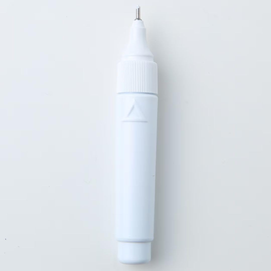 MUJI 無印良品 Bolígrafo corrector blanco, punta fina, fórmula de secado rápido (3)