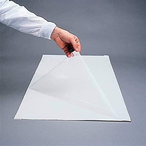 Black Friday Clearance YAHEA Sticky Mats for Cleanrooms,Tacky/Adhesive Mats for Construction Lab-Room Hospital,Super Sticky of Debris/Dust/Pet Fur (24''×36'', Clear, 4)