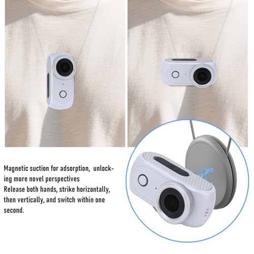 Yunseity Flip Screen Action Camera 4K Magnetic miniatura 4