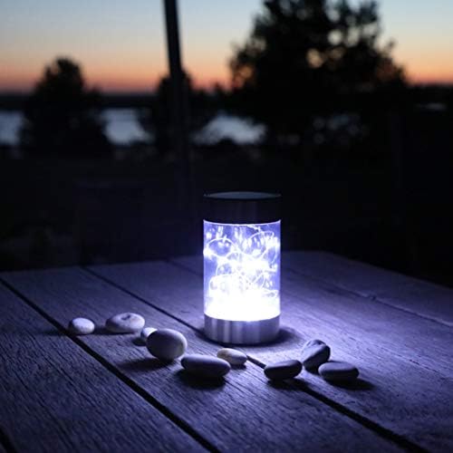 Moonori Lazesol Frosted Solar Garden Table Light