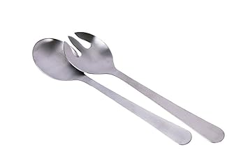 Casa Copenhagen MRF Collection,Stainless Steel Salad Server Fork & Spoon Set