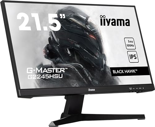 Monitor Pc Iiyama G2245hsU-B2 de 22.5 pulgadas FHD con panel IPS negro 2