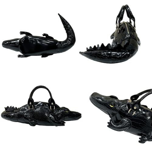 Crocodile Bag for Women Fashion PU Crossbody Bags Creative Crocodiles Shaped Shoulder Bags Animal Novelty Handbags4