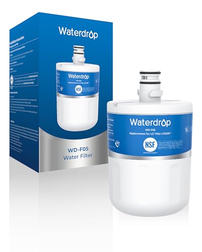 Waterdrop 5231JA2002A Refrigerator Water Filter, Replacement for LG&reg; LT500P&reg;, GEN11042FR-08,...