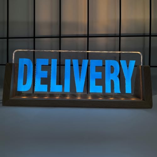 Led Light Signs for Car, Delivery Instrument Panel Light Sign,