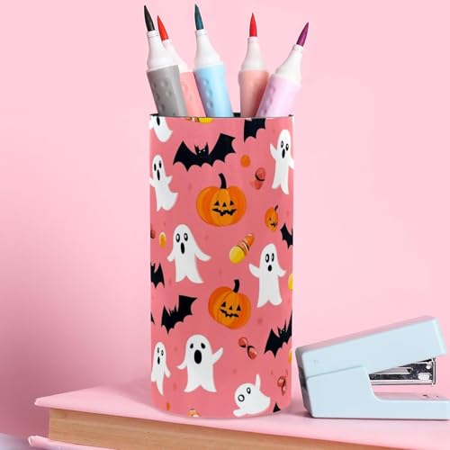 Pot à crayons Halloween musical pour décorer votre bureau d'automne
