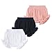 MYGBCPJS Baby 3 Pack Ruffle Bloomer Shorts Toddler Boys Girls Cotton Linen Diaper Cover Infant Comfy Panty