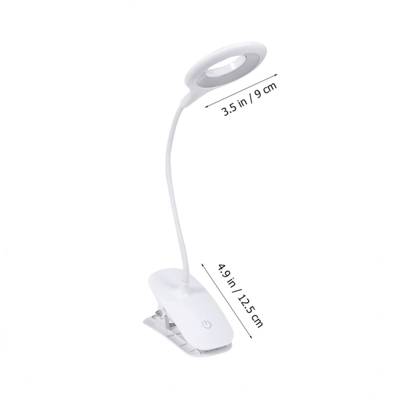 HHRLCH 2PCS USB ładowalny klips stołowa Poziom ściemnialnego czytania światło oka bezpieczne światło książkowe do nauki czytania komputerowego kempingu