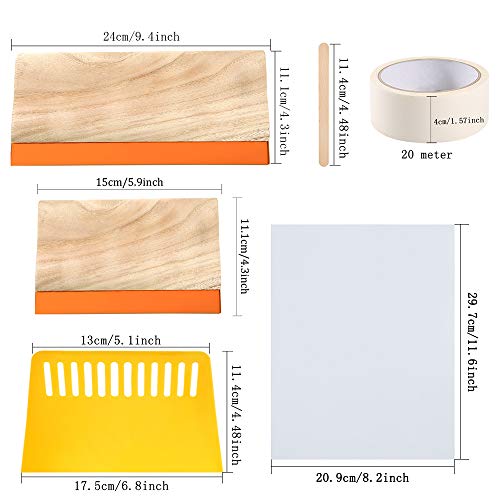 image for Caydo 27PCS Screen Printing Starter Kit Include 8 x 10 Inch and 10 x 1