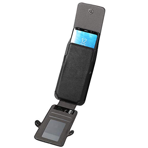 Vertical Belt Hip Case Pouch Bag Holster For Apple Iphone Xr / 11 / Google Pixel 7 / 6A / 6 / 5A / Blu View 2 / Lg G8 Thinq/Motorola Moto Z4 / G7 Plus #TOP3