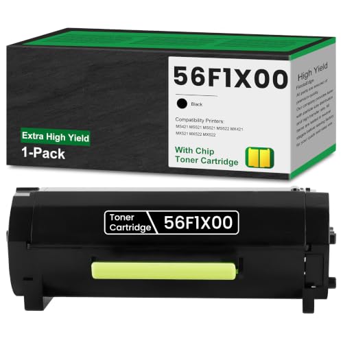 Image of 56F1X00 Black Extra High Yield Remanufactured Toner Cartridge 1-Pack