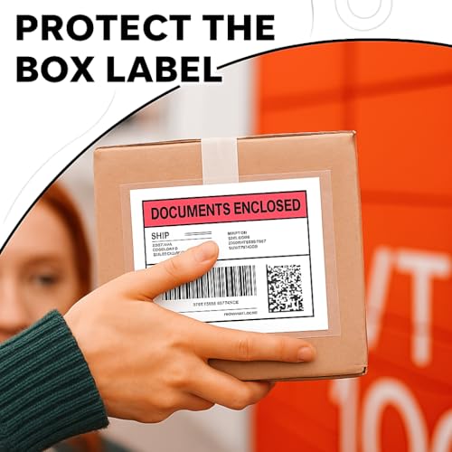 Image of Full Gumming Packing List Envelope 9.5x7 Inch A5 Size, Self-Adhesive Waterproof Document Pouch, Packing List Enclosed Invoice Sleeve for Shipping, Courier Use - Pack of 150 (241mm X 178mm)
