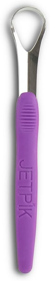 Jetpik JA05 094 Tongue Cleaner Stainless Steel with Silicone Handle