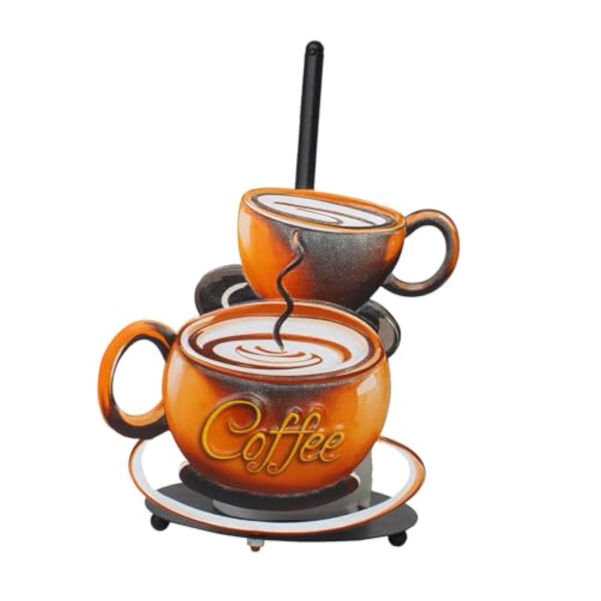 Coffee Theme Standing Paper Towel Holder, Versatile Home Decoration