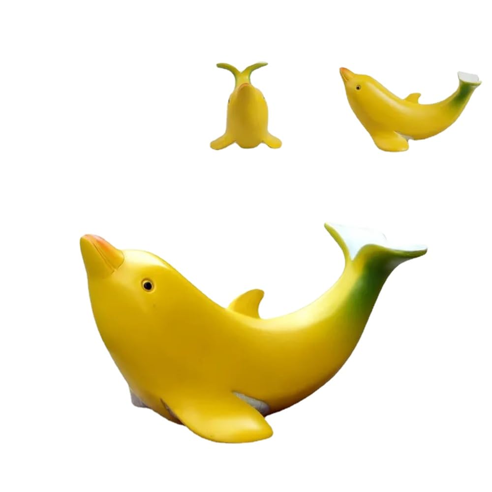 Amazon.co.jp: JIERUYI バナナ 動物 オーナメント 樹脂 楽しい 小さな