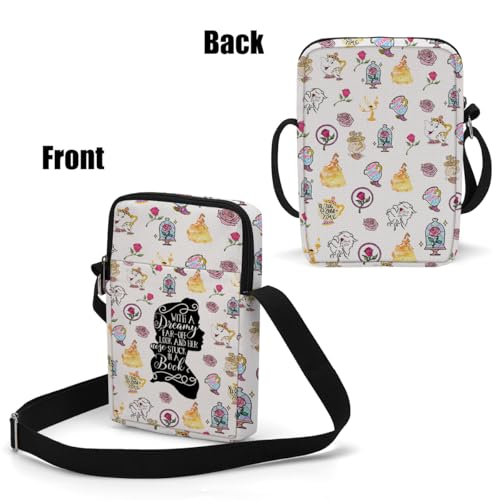 Image of Anime Fans Cute Cross Body Bag Anime Gifts Phone Bag Shoulder Bags Adjustable Shoulder Straps Sling Bag Japanese Gifts