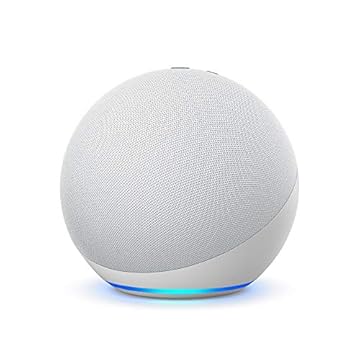 Echo com Alexa (4ª Geração): Com som premium e hub Zigbee de casa inteligente - Cor Branca