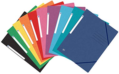Chemises à élastiques A4 Oxford Top File 400124547 lot de 25 en carton extra résistant