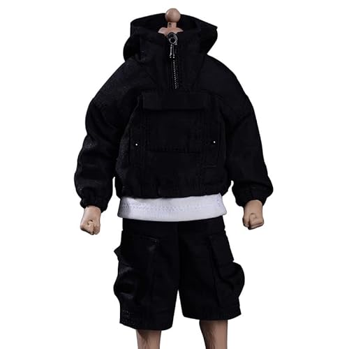 1/12 Scale Action Figure Clothes 6Inch Action Figure Clothing Men's Jacket For 6Inch Male Action Figure Body Doll (Dark) #TOP7