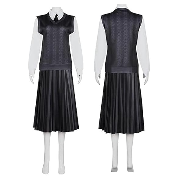 Woensdag Addams Enid Sinclair Schooluniform Gestreepte Blazerrok Cosplayoutfits Halloweenkostuum voor kinderen, volwassenen
