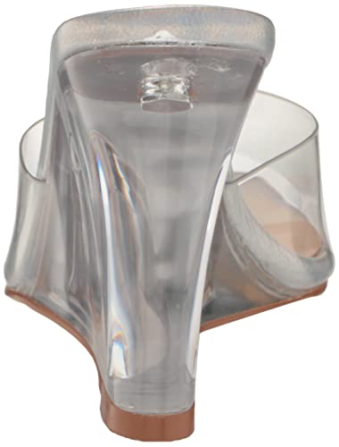 Charles David Women's Espy Wedge Sandal, Clear, 5.5 #TOP2