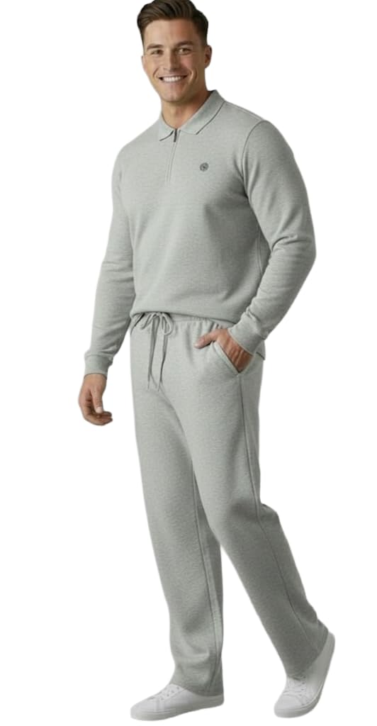 Men Full Sleeve T-Shirt and Jogger Set|Track Suit for Men | Sports Wear Gym Running Jogging Walking Workout Outfit | Full Sleeve T Shirt with Jogger Track Pant Lower