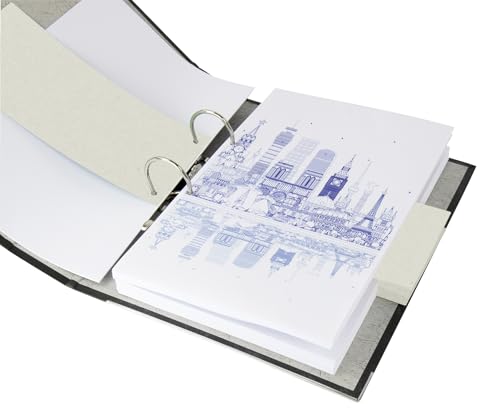 200 Trennstreifen in weiß, 24 x 10,5cm, gelocht, 180g/m² recycelter Karton, zum Sortieren von Dokumenten, bedruckbar