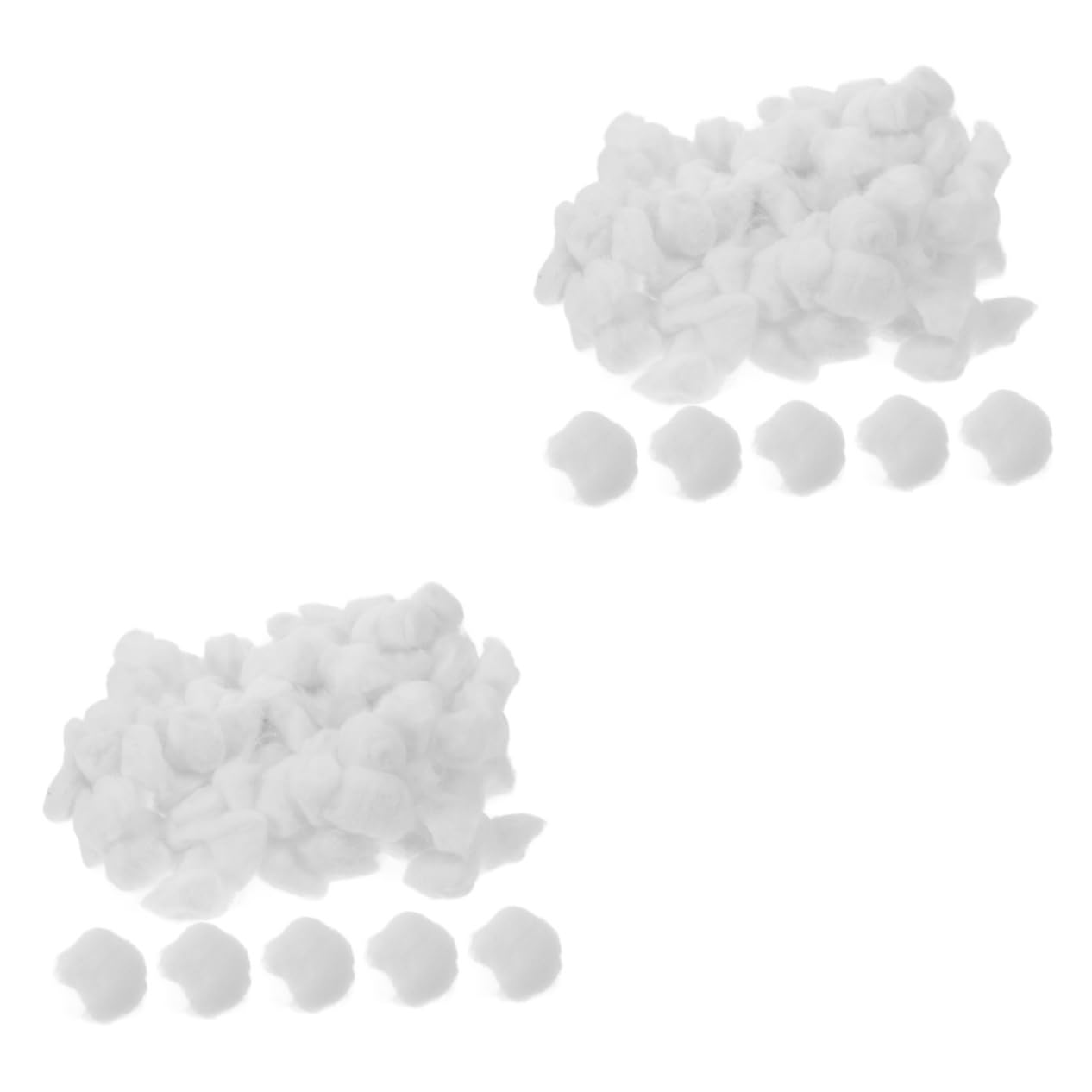 Healeved 2pezzi Batuffoli Di Cotone Mini Per Struccare e Rimuovere Smalto Cotone Perfetti Per Makeup e Della Confezione